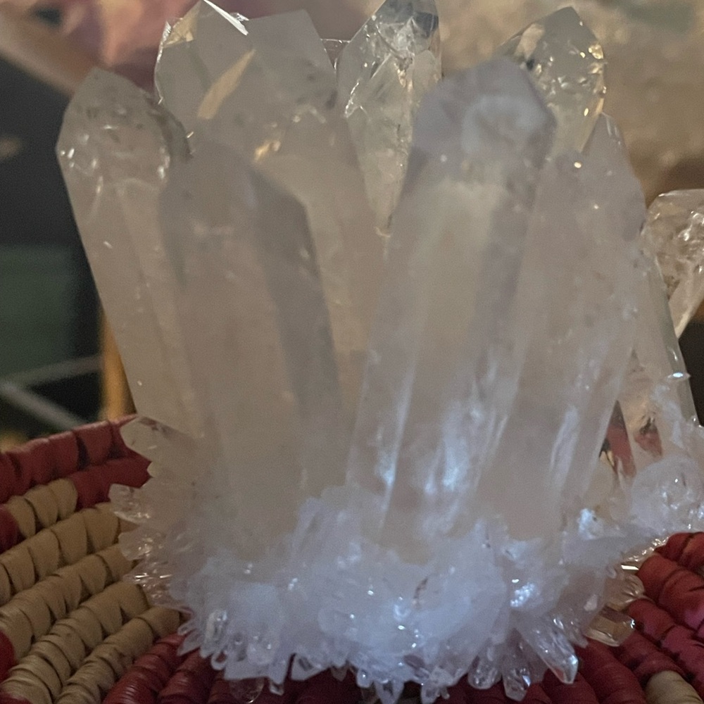 Elegant Clear Crystal Cluster